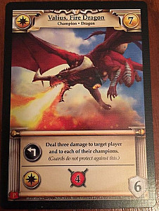 Hero Realms: Valius, Fire Dragon Promo Card