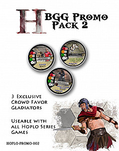 Hoplomachus: Crowd Favor Gladiators – BGG Promo Pack 2