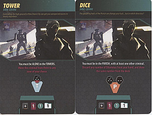 In Too Deep: Dice Tower Side Crime Promo Cards