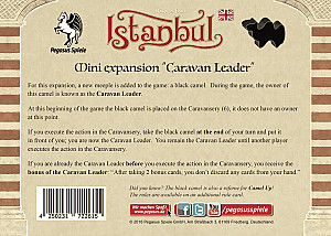 
                            Изображение
                                                                дополнения
                                                                «Istanbul: Caravan Leader Mini Expansion»
                        