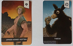 Judge Dredd: The Cursed Earth – Spikes Harvey Rotten and Tweak Promo Cards