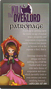 
                            Изображение
                                                                дополнения
                                                                «Kill the Overlord: Patronage»
                        