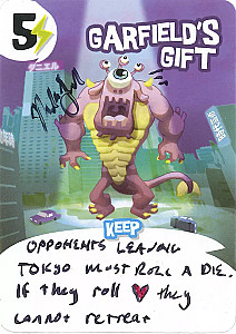 King of Tokyo: Garfield's Gift Promo Card