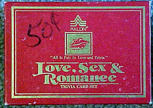 Love, Sex and Romance Trivia Card Set