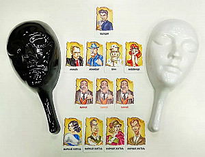 Мафия с чёрными и белыми масками