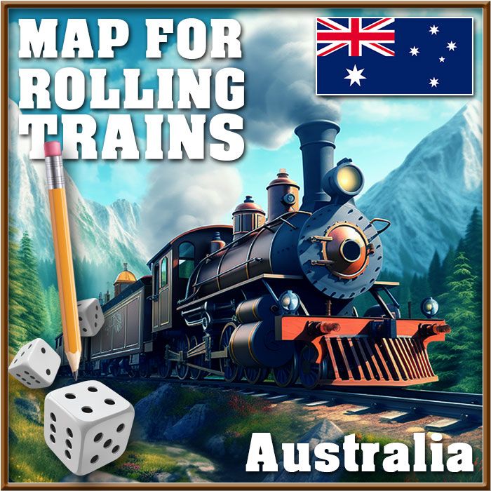 «Map for Rolling Trains: Australia»