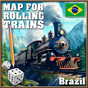 Map for Rolling Trains: Brazil