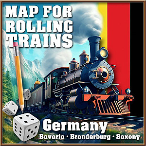 Map for Rolling Trains: Germany