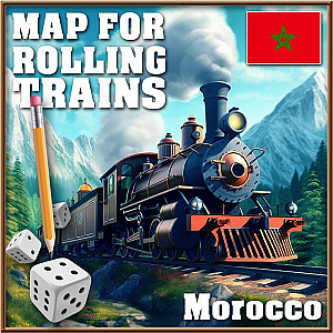 Map for Rolling Trains: Morocco