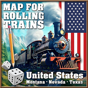 Map for Rolling Trains: United States