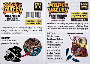 
                            Изображение
                                                                дополнения
                                                                «Maple Valley: Roaming Raven and Feathered Friends Mini-Expansions»
                        