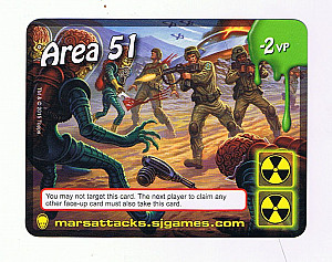 
                            Изображение
                                                                дополнения
                                                                «Mars Attacks: The Dice Game – Area 51»
                        