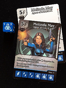 Marvel Dice Masters: Melinda May Promo Cards