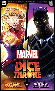 
                            Изображение
                                                                настольной игры
                                                                «Marvel Dice Throne: Captain Marvel v. Black Panther»
                        