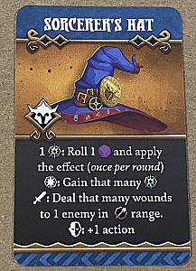 Massive Darkness 2: Sorcerer's Hat Promo Card