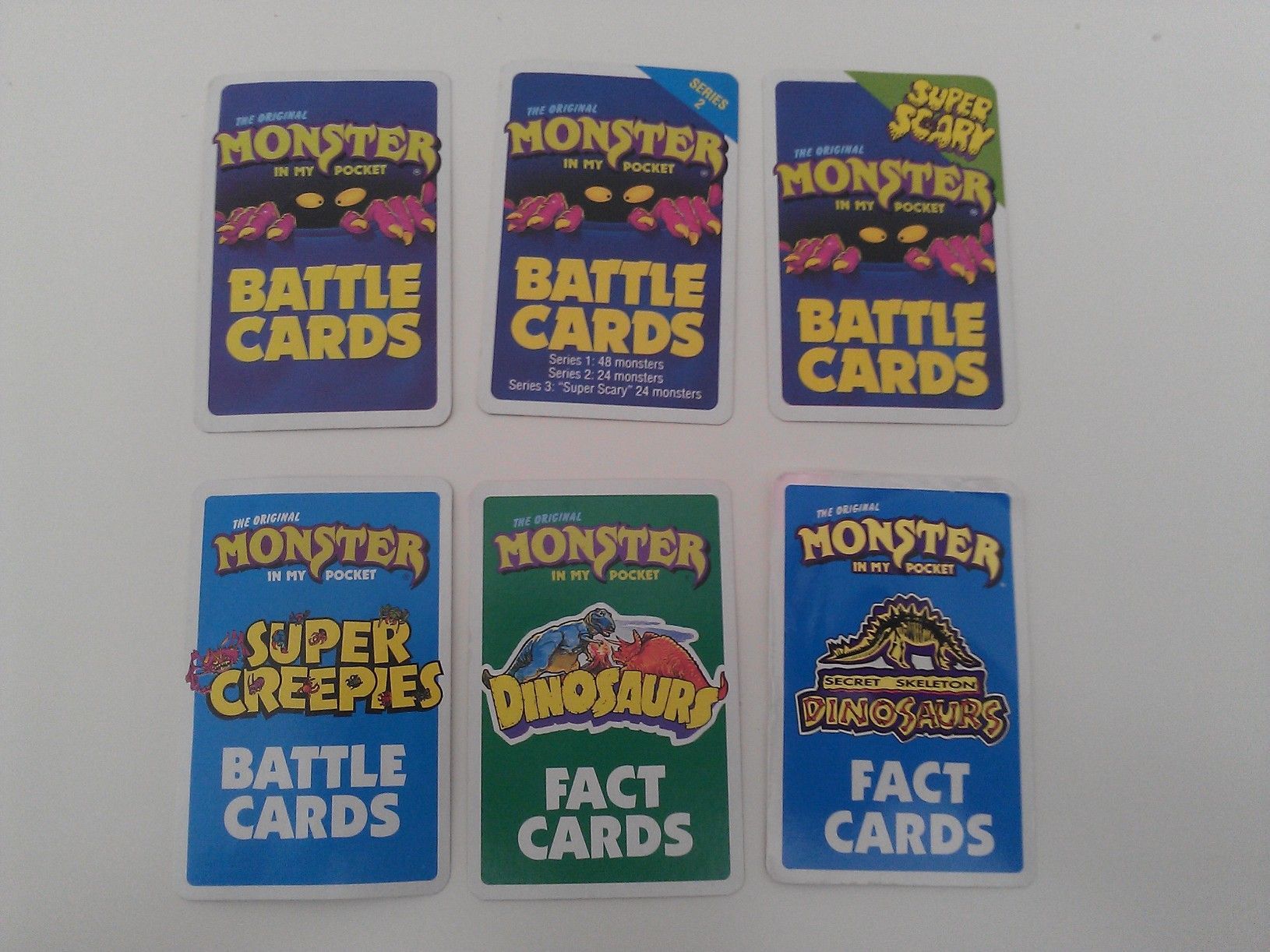 Monster in My Pocket Battle Cards»