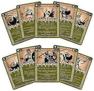 Mortal Gods: Thrakian Roster & Gifts Card Set