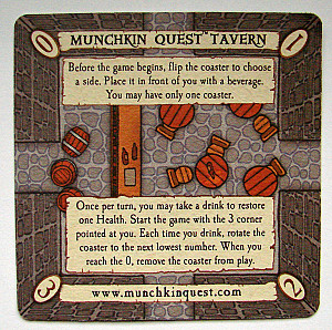 Munchkin Quest: Promo Coaster 1