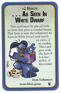 Munchkin Warhammer 40,000: As Seen in White Dwarf Promo Card