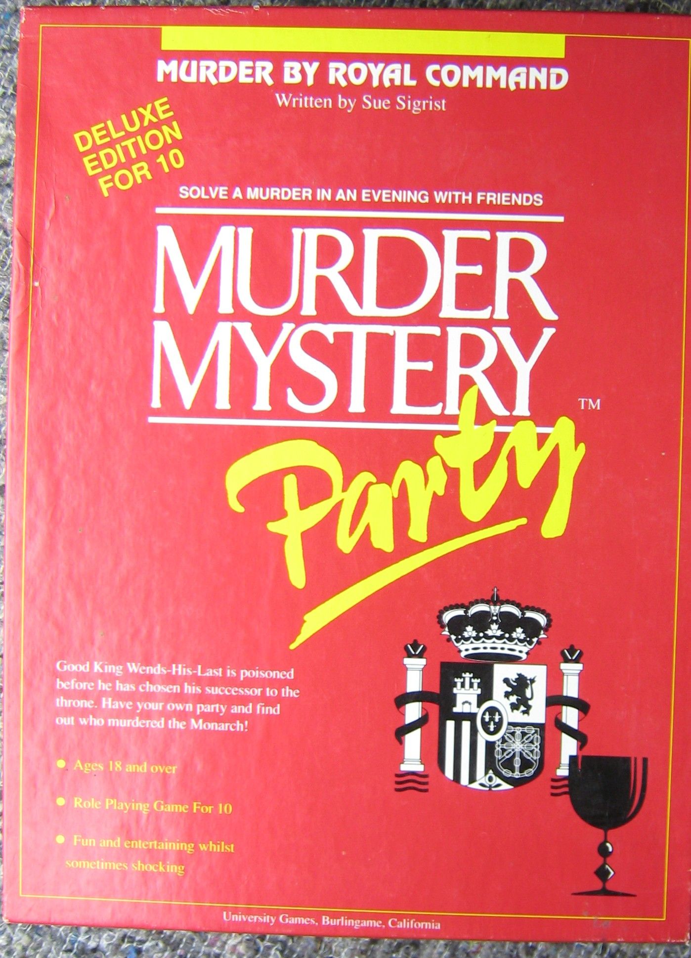 Murder Mystery Party: Murder by Royal Command»