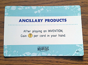 Nefarious: Ancillary Products