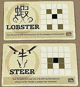 Onitama: Steer and Lobster Promo Cards