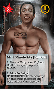 O.P. Arena: Mr. 7 Minutes Abs Promo Card