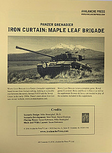 
                            Изображение
                                                                дополнения
                                                                «Panzer Grenadier: Iron Curtain – Maple Leaf Brigade»
                        
