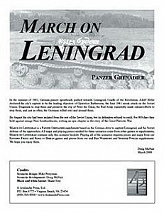 Panzer Grenadier: March on Leningrad