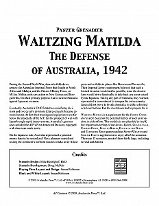 Panzer Grenadier: Waltzing Matilda