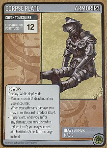 Pathfinder Adventure Card Game: Core Set – Corpse Plate promo card