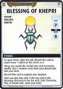 
                            Изображение
                                                                промо
                                                                «Pathfinder Adventure Card Game: Mummy's Mask – "Blessing of Khepri" Promo Card»
                        