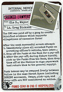 Police Precinct: Game Boy Geek Promo Card