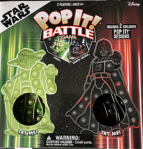 Pop It! Battle Game:  Yoda vs. Darth Vader