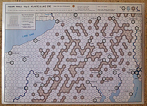 Railway Rivals Map E: Atlantic & Lake Erie (1980/85)
