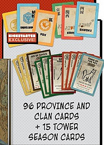 Rising Sun: Province and Clan Cards