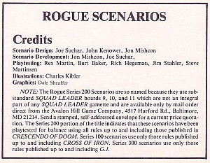 Rogue Scenarios