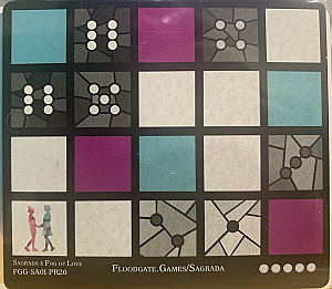 Sagrada: Promo 20 - Sagrada x Fog of Love Crossover Window Pattern Card