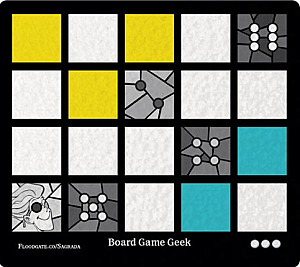 Sagrada: Promo 4 – BoardGameGeek Window Pattern Card
