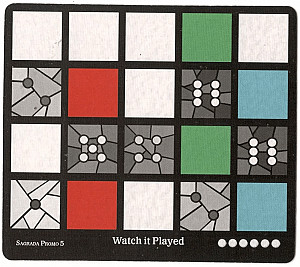 Sagrada: Promo 5 – Watch It Played Window Pattern Card