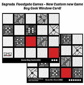 Sagrada: Promo 7 – Game Boy Geek Window Pattern Card