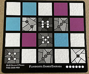 Sagrada: Promo 9 – Man Vs Meeple Window Pattern Card