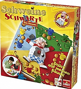 Schweine Schwarte das Rennen