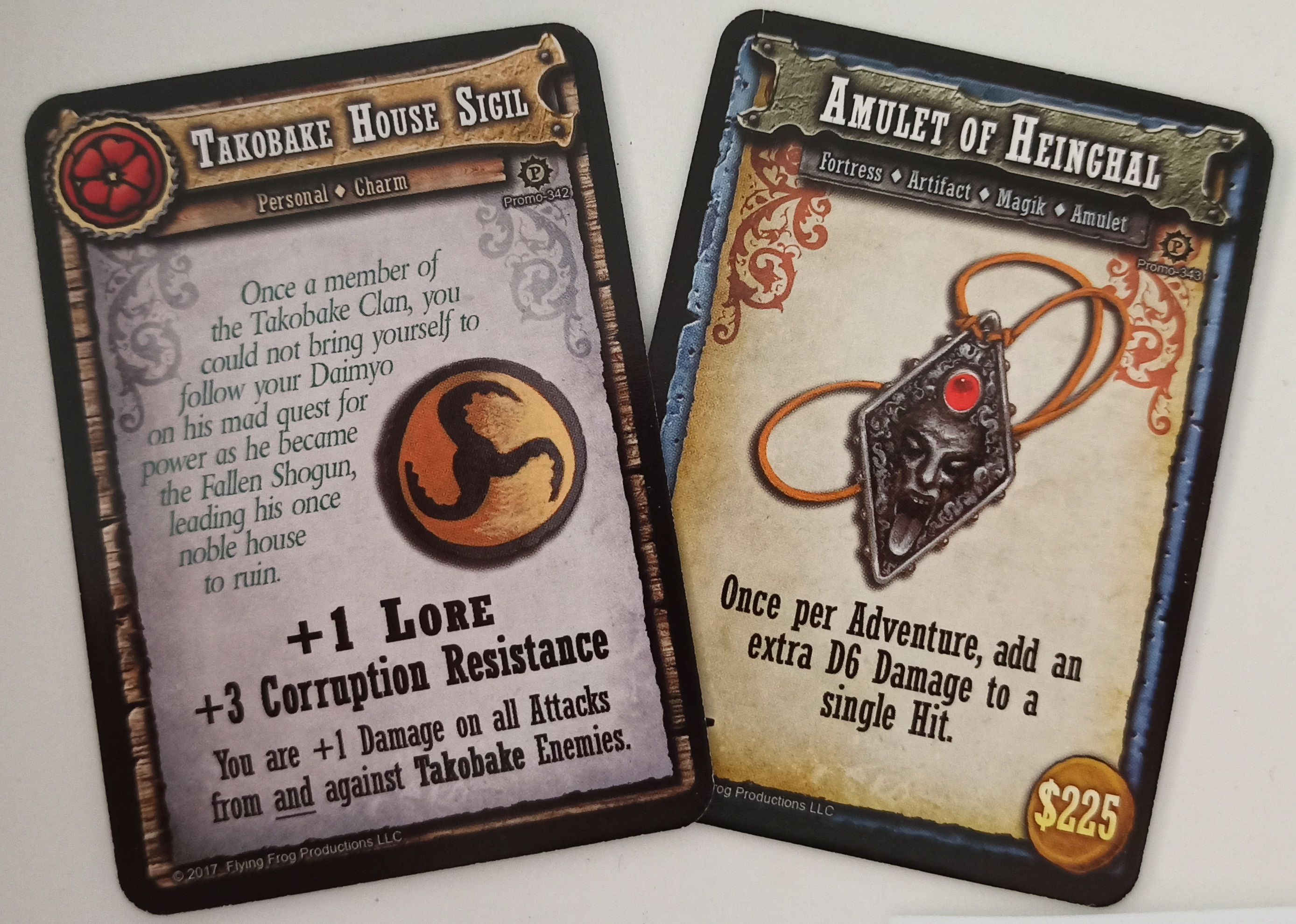 Promo cards. Brimstone & Treacle book.