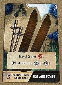 Sleeping Gods: Distant Skies – Skis and Poles Promo Card
