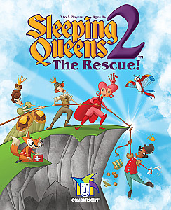 Sleeping Queens 2: The Rescue, Gamewright, 2022 — front cover (image provided by the publisher)