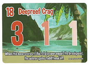 Smash Up: Deep Reef Crag Promo Card