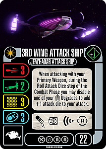 Star Trek: Attack Wing – 3rd Wing Attack Ship: Collective Blind Booster Pack