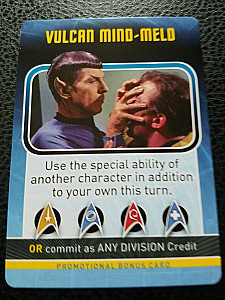 
                            Изображение
                                                                промо
                                                                «Star Trek Panic: Vulcan Mind-Meld Promo Card»
                        