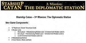 
                            Изображение
                                                                дополнения
                                                                «Starship Catan: 3. Mission – The Diplomatic Station»
                        